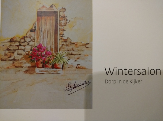 Tentoonstelling Wintertuin, met kunstwerk van Georgette Truyens-Sanders, bestuurslid van N-VA Zoersel