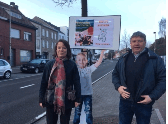 Applausdag voor fietsers in Zoersel op 21-03-2018 Applausdag voor fietsers in Zoersel