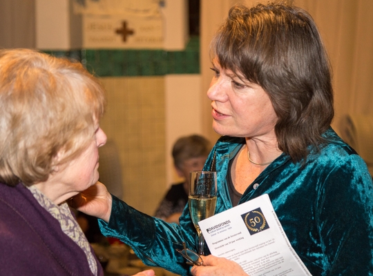 Burgemeester Liesbeth Verstreken tijdens viering 50 jaar Davidsfonds Sint-Antonius (foto Walter Vereycken) Burgemeester Liesbeth Verstreken tijdens viering 50 jaar Davidsfonds Sint-Antonius (foto Walter Vereycken)