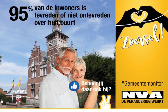 95% van de inwoners van Zoersel is tevreden, of niet ontevreden, over hun buurt 95% van de inwoners van Zoersel is tevreden, of niet ontevreden, over hun buurt