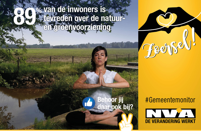 89% van de inwoners is tevreden over de natuur- en groenvoorziening 89% van de inwoners is tevreden over de natuur- en groenvoorziening