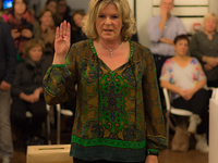 Karin Verbiest legt de eed af